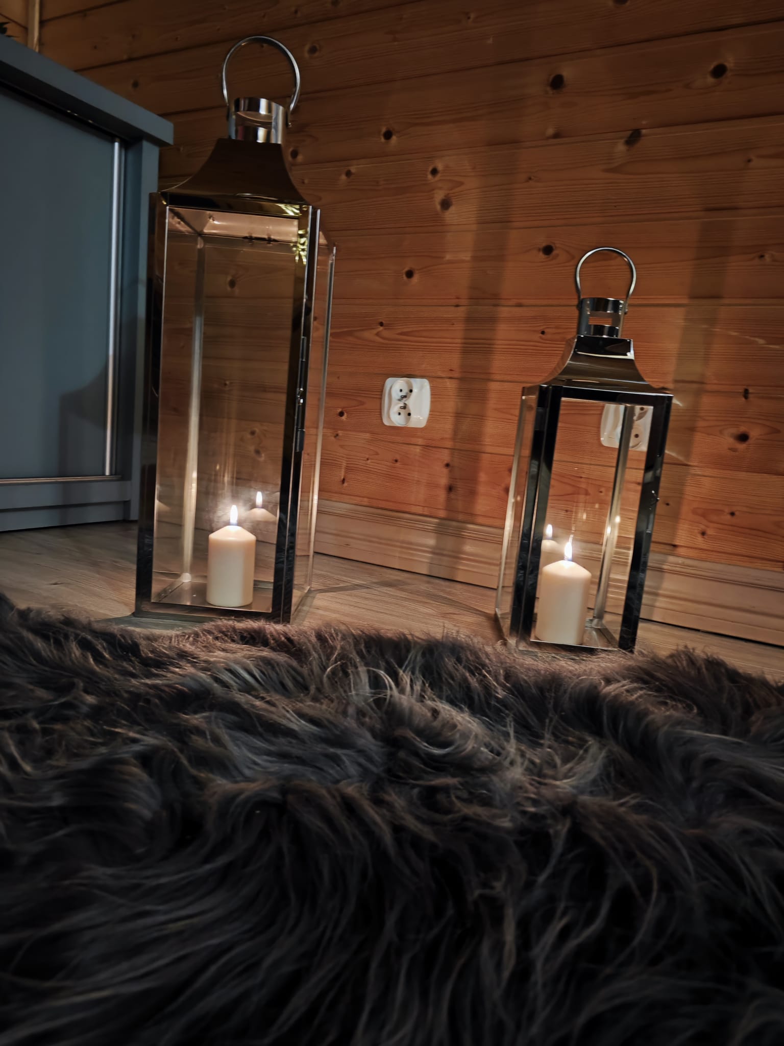 wieczorny klimat w domku 4 osobowym