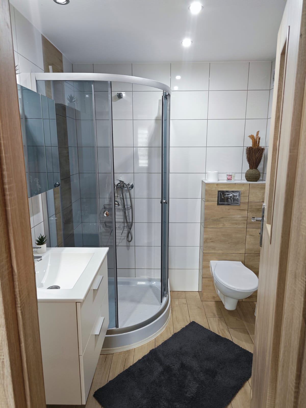 Łazienka w domku 6 osobowym